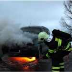 Burn injuries after a car accident